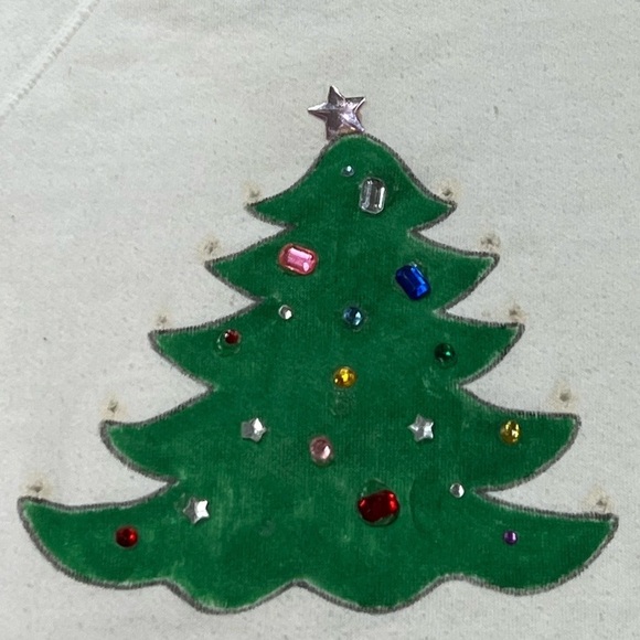 Vintage 1980s Christma Tree Ugly Xmas 80s Sweater Sweatshirt - Picture 3 of 8